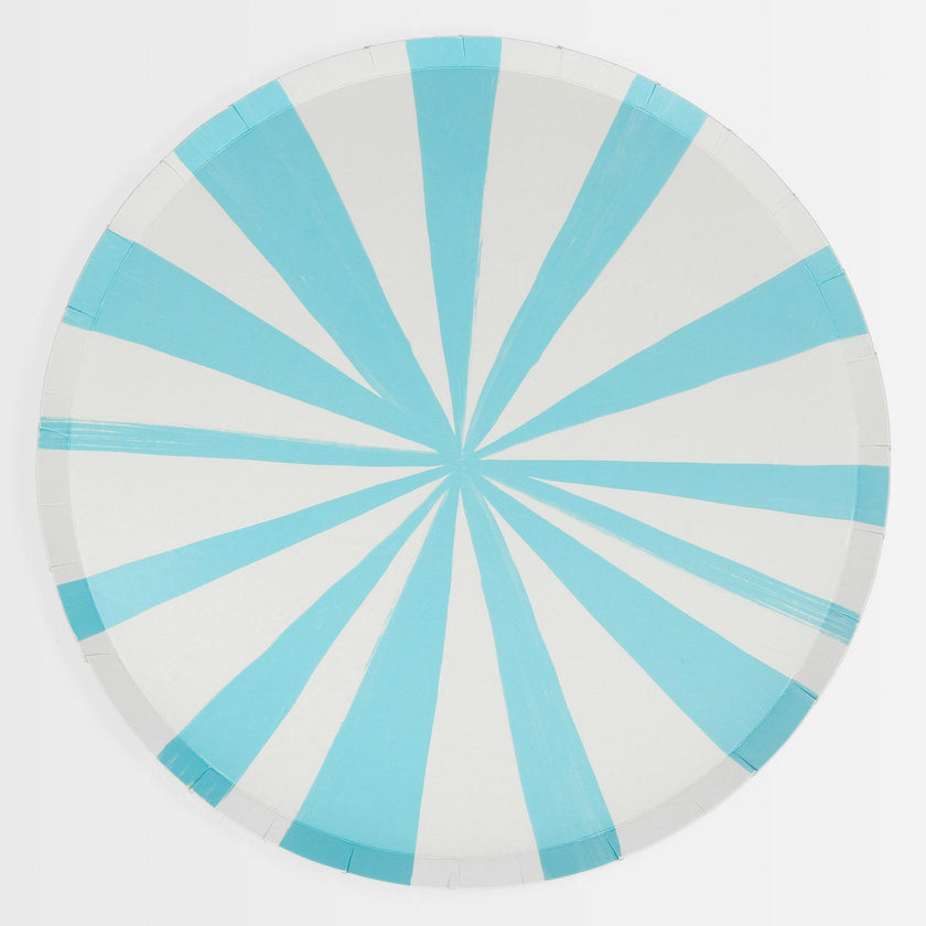 Mixed Stripe Dinner Plates