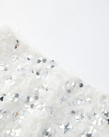 Chrissy Feather Sequin Mini Skirt