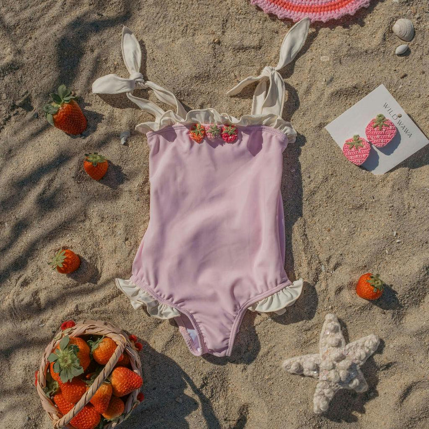 Strawberry Swimsuit in Sorbet Pink