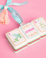 Mahjong Tile Ornament - glass ornament