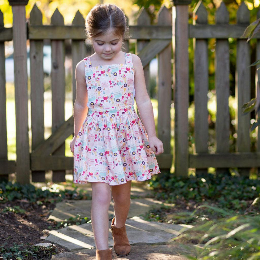 Pinafore Dress in Birthday