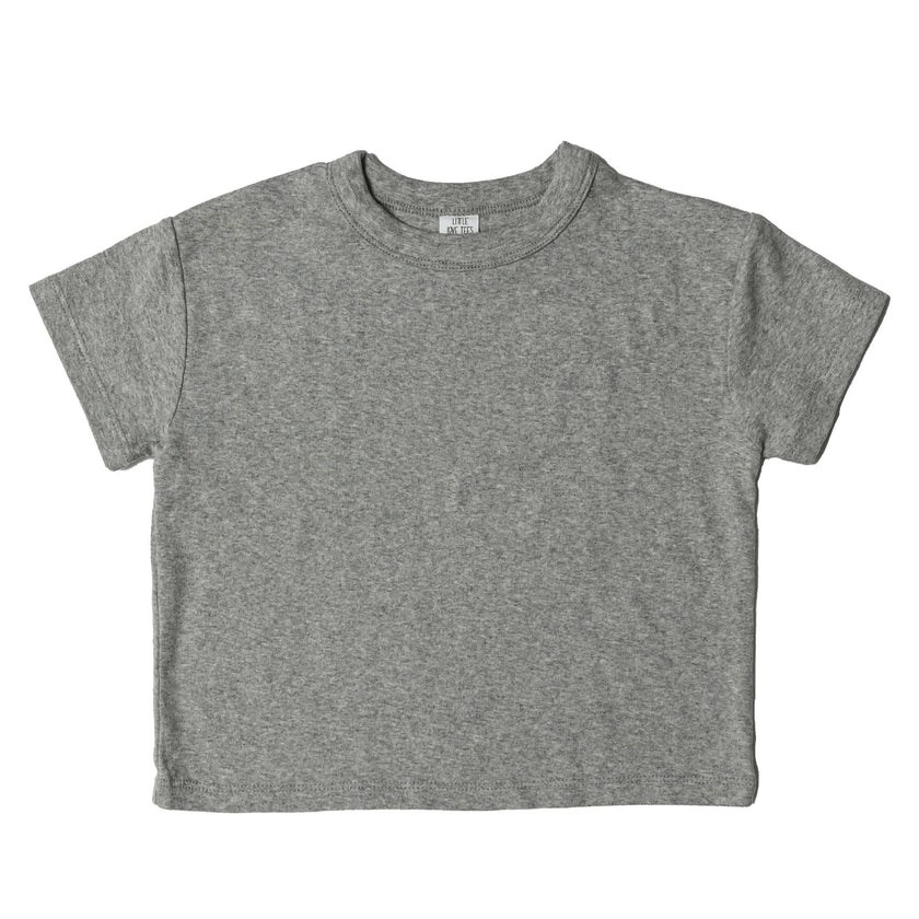 heather grey tee