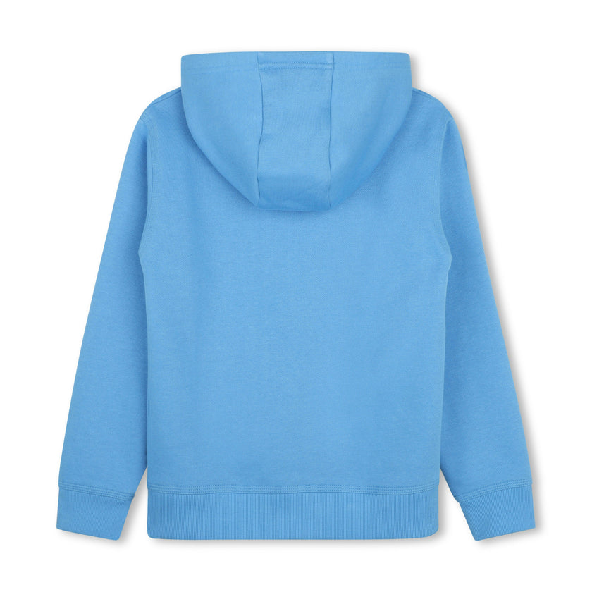 Light Blue Logo Hooded Sweatshirt