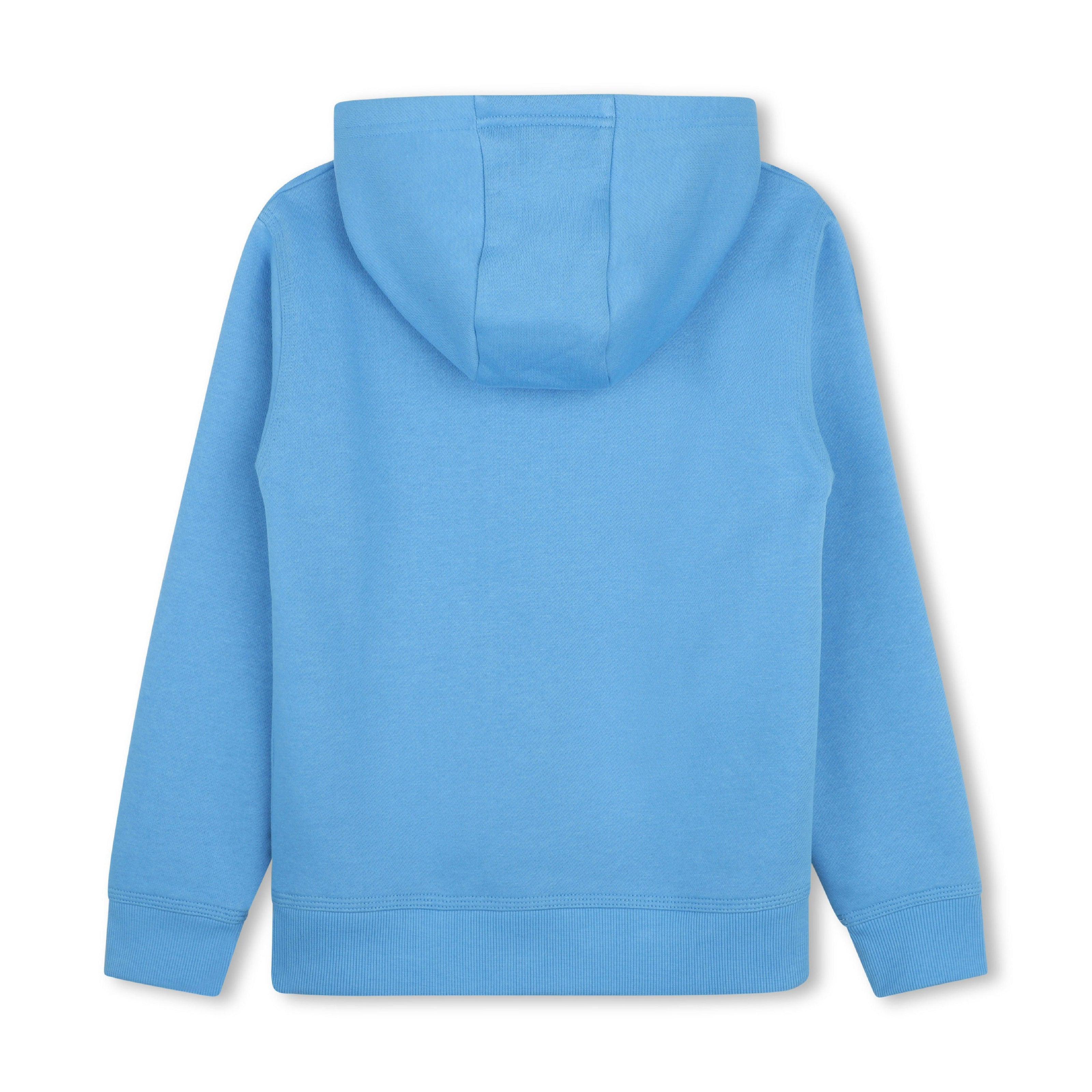 Light Blue Logo Hooded Sweatshirt