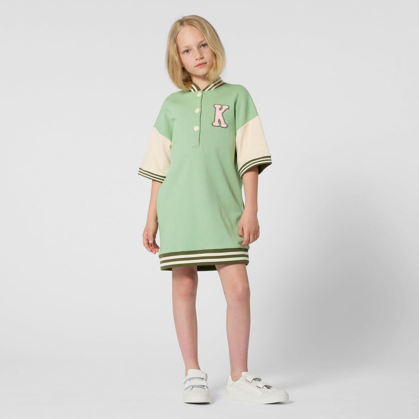 Quiet Green Kenzo Varsity Dress