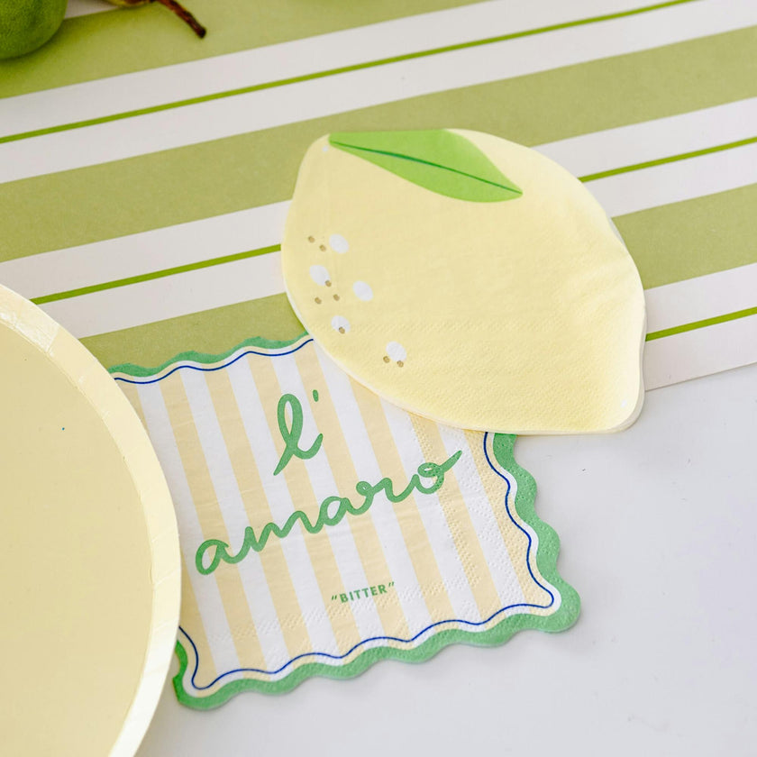 Le Dinner Lemon Cocktail Napkins