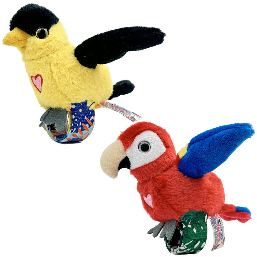 Happy Yappers: Birds 2 pk - Oriole & Red Parrot