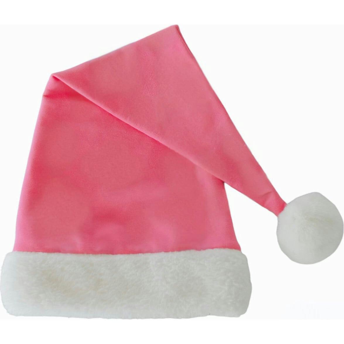 Sustainable Pink Elf Hat for Kids & Adults - Recycled Cotton Christmas Costume Accessory