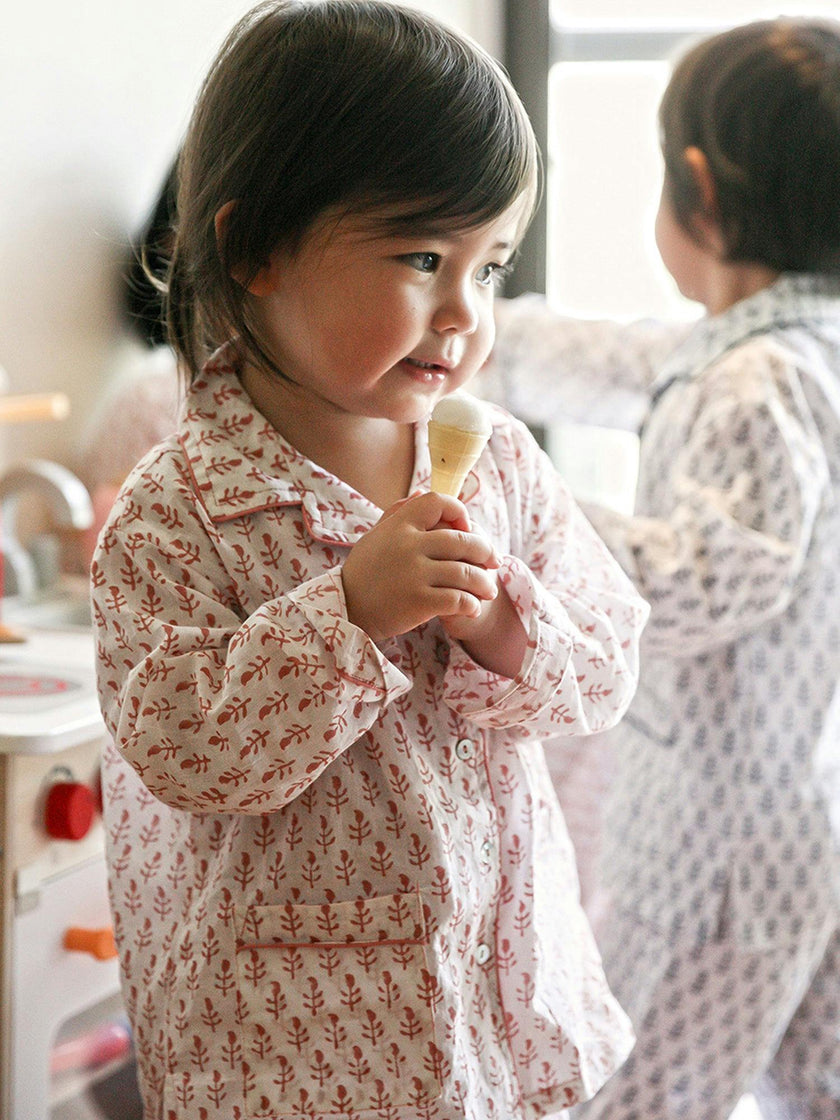 Block-Printed Loungewear Gift Set