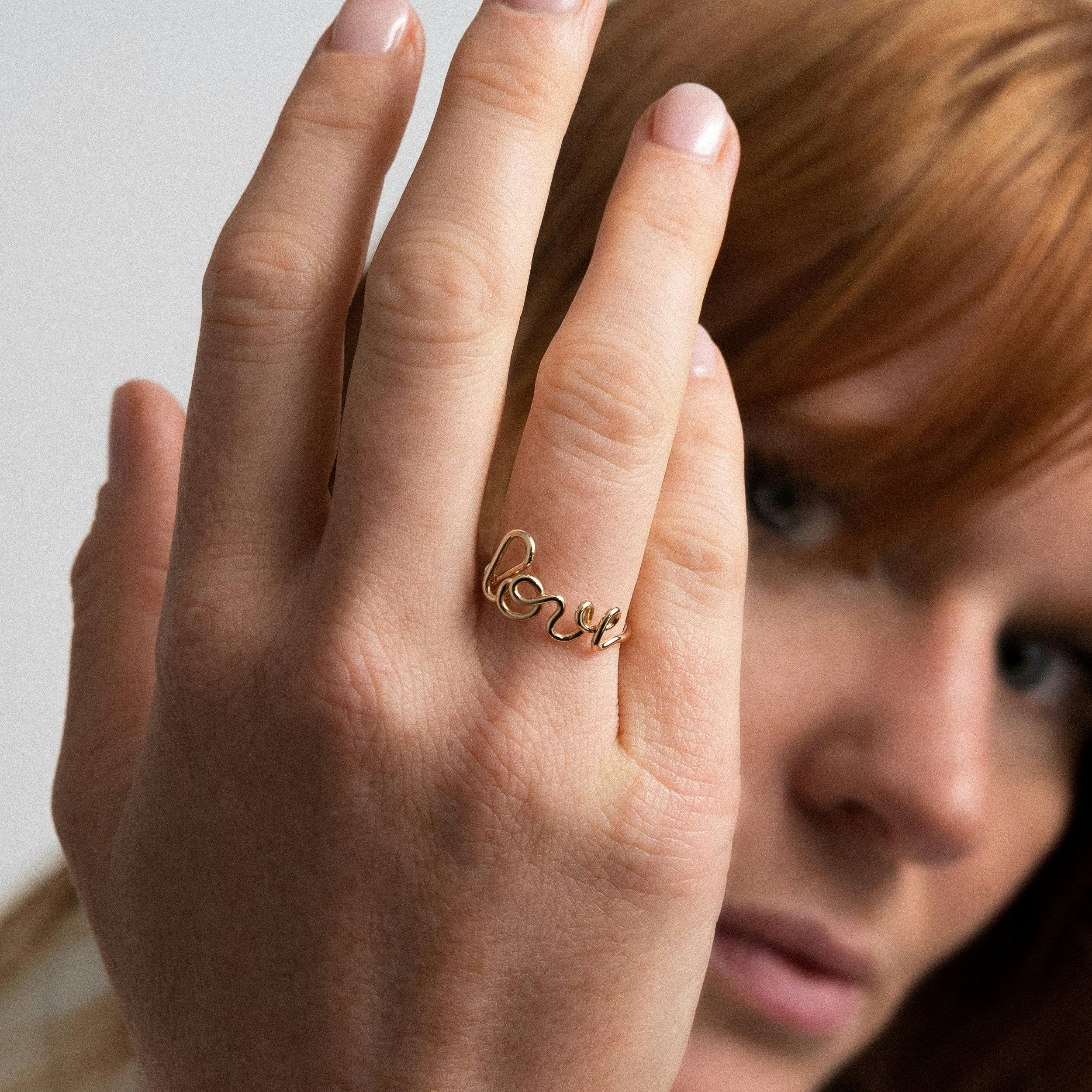 Women's Original Love Ring, 14k Yellow Gold