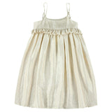 CAROLINE BOSMANS Glaze Ruffle Midi Dress - Cream
