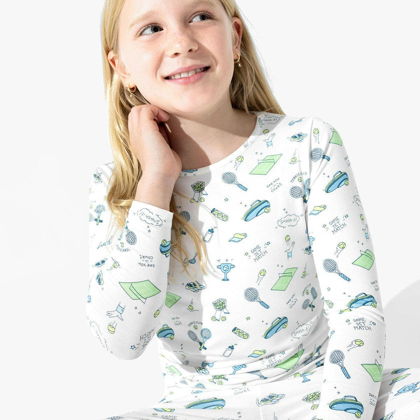 Tennis Bamboo Kids Pajamas