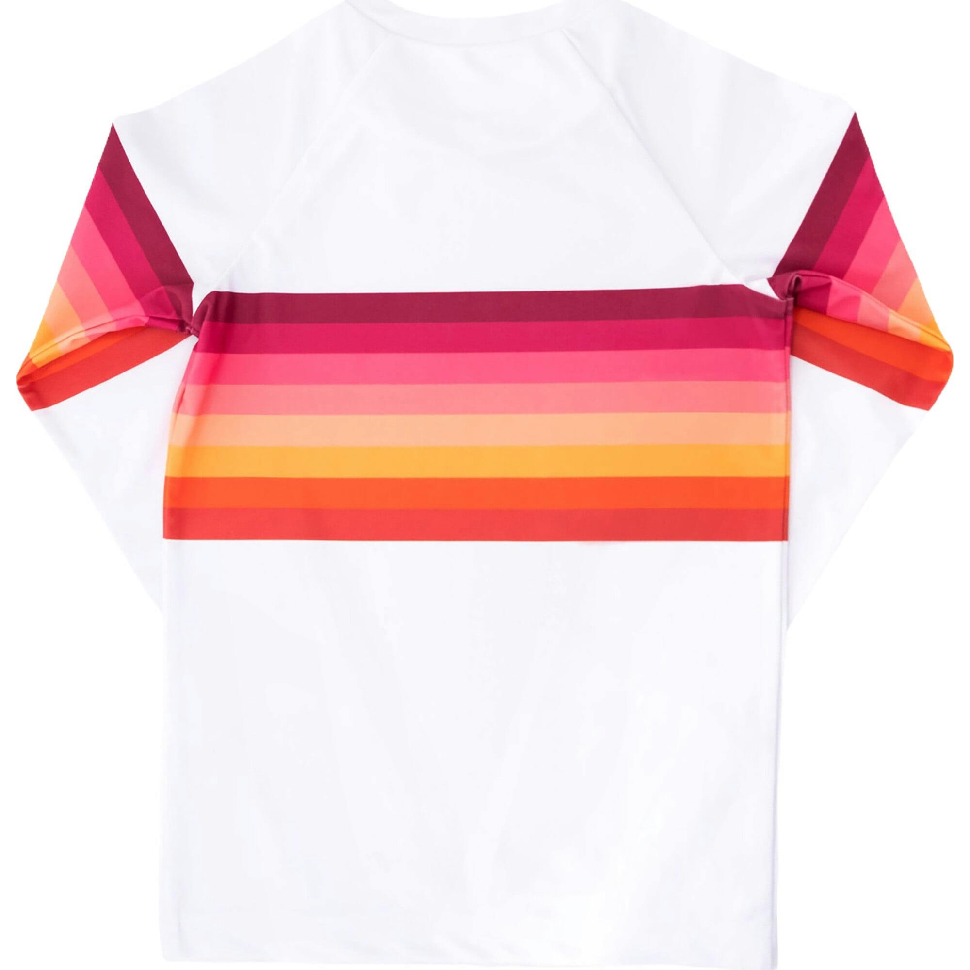 Sunset Beach Rainbow Rash Guard