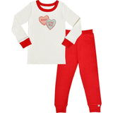 pajamas | candy hearts