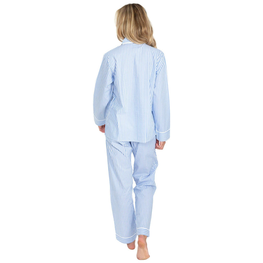 Women's Braddock Blue Long PJ Set