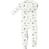 Convertible Pajama, White