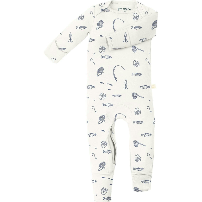 Convertible Pajama, White