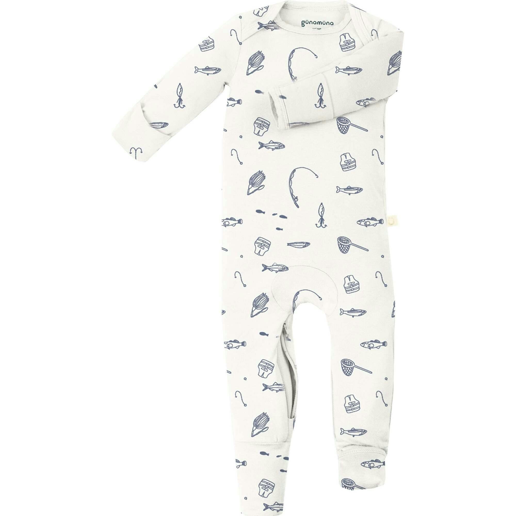 Convertible Pajama, White