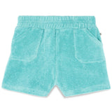 Blue Terrycloth Baby Shorts