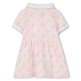 Pale Pink Logo Polo Dress