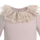 Light Pink Knit Tulle Dress