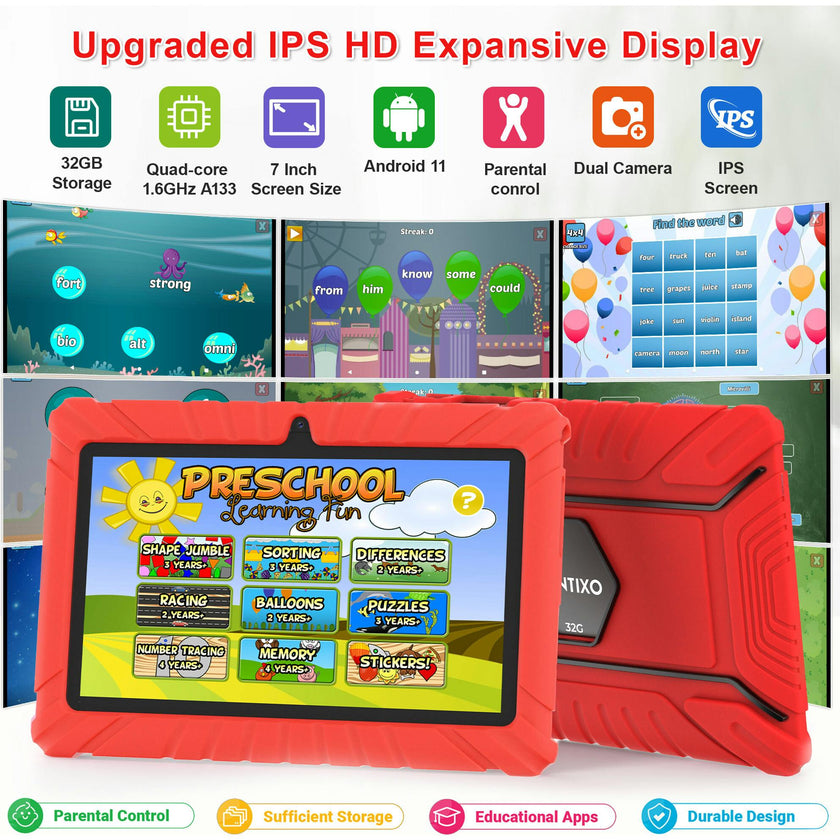 Contixo V8 32GB 7"" Kids Contixo Academy Tablet