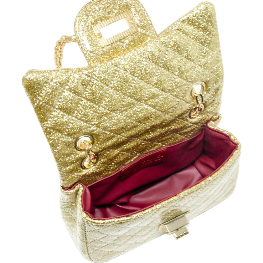 Classic Quilted Sparkle Mini Handbag