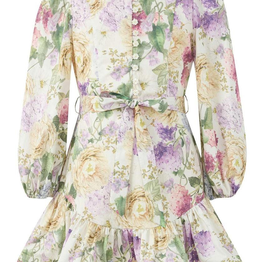 Seraphina Sleeve Cotton Mini Dress