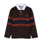 Brown Oversized Polo Shirt
