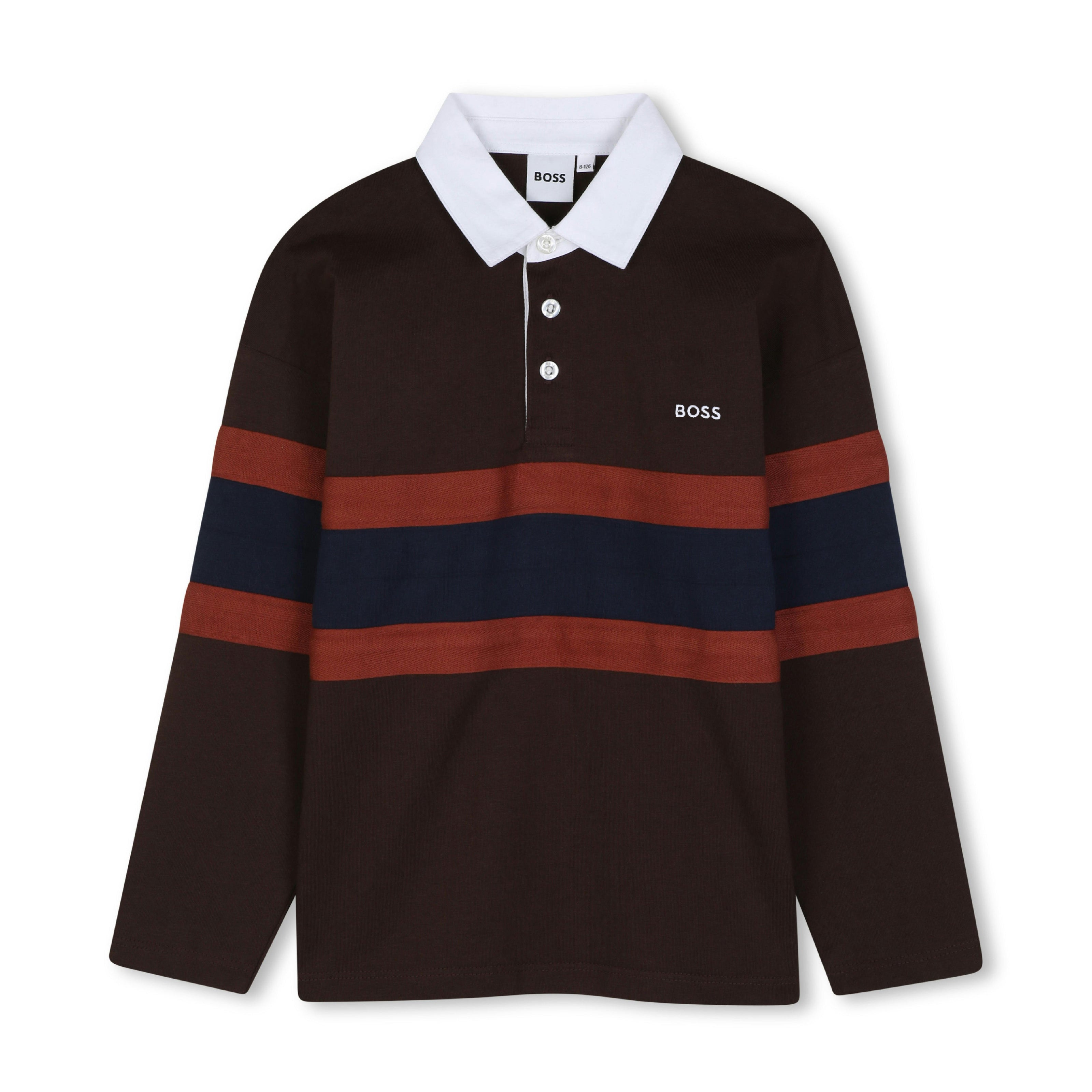 Brown Oversized Polo Shirt