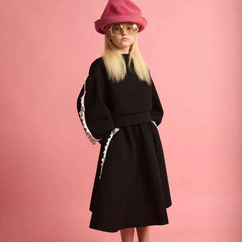 Neoprene Lace Skirt