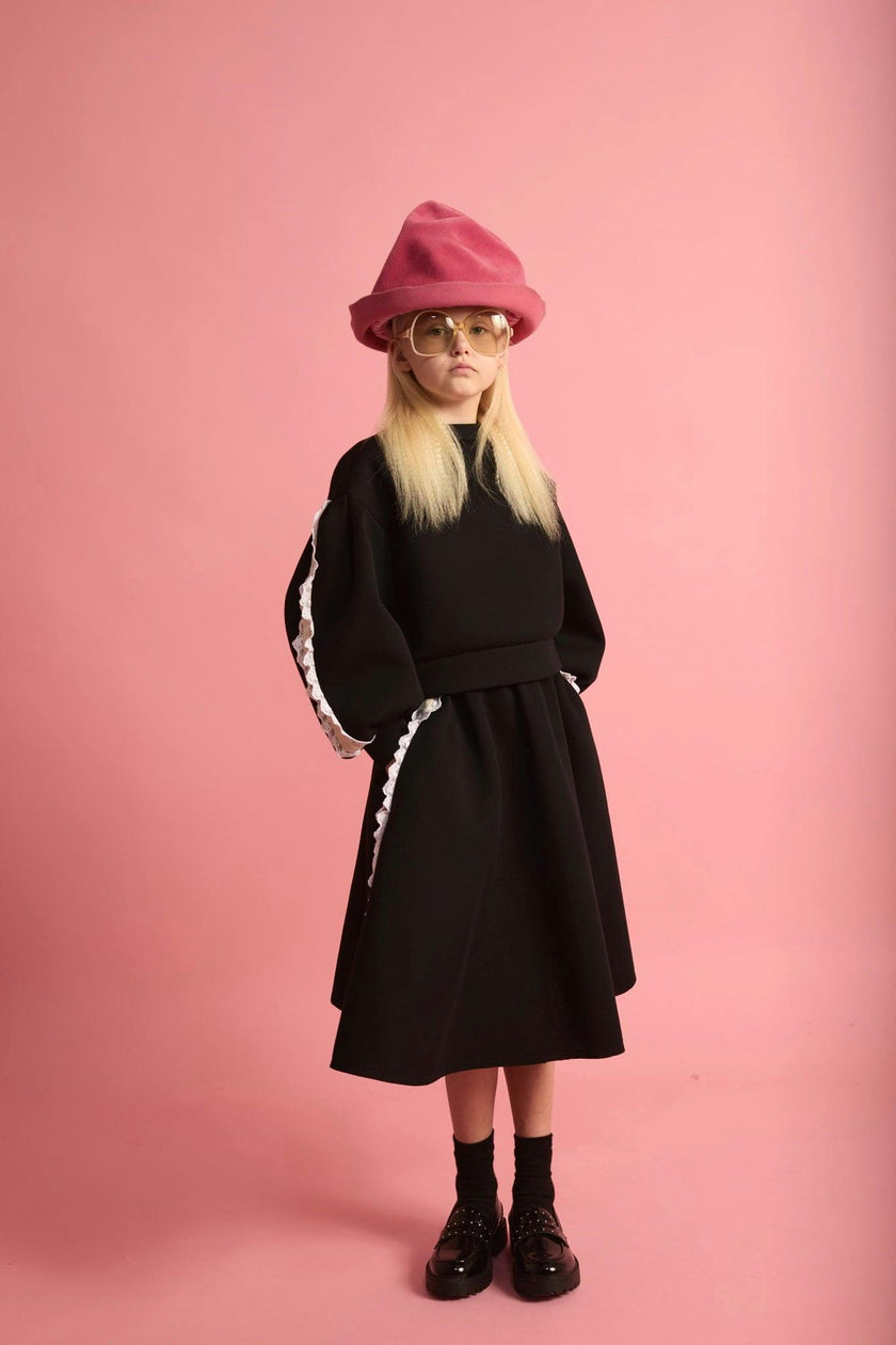 Neoprene Lace Skirt