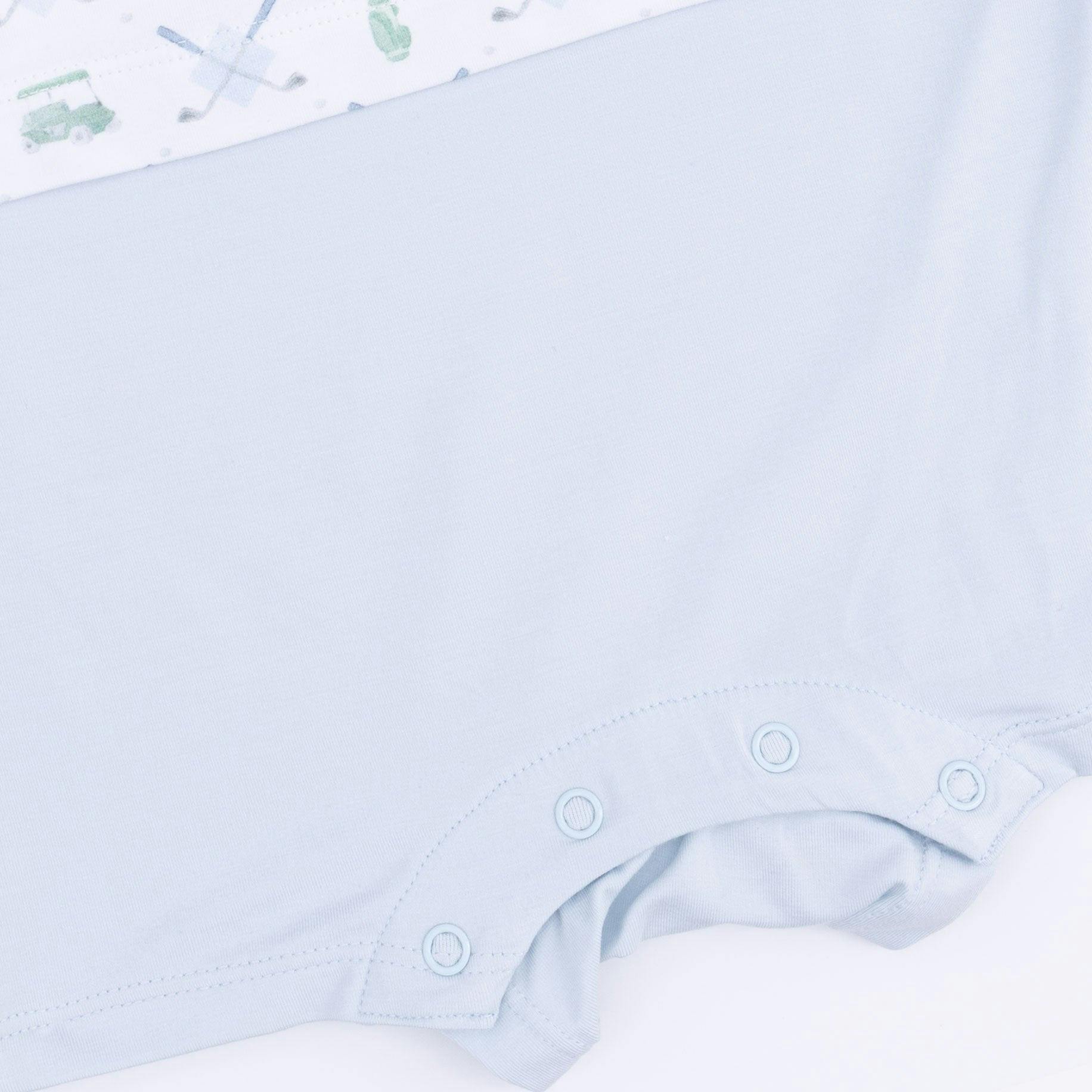 Golf Trellis Blue - Short Playsuit