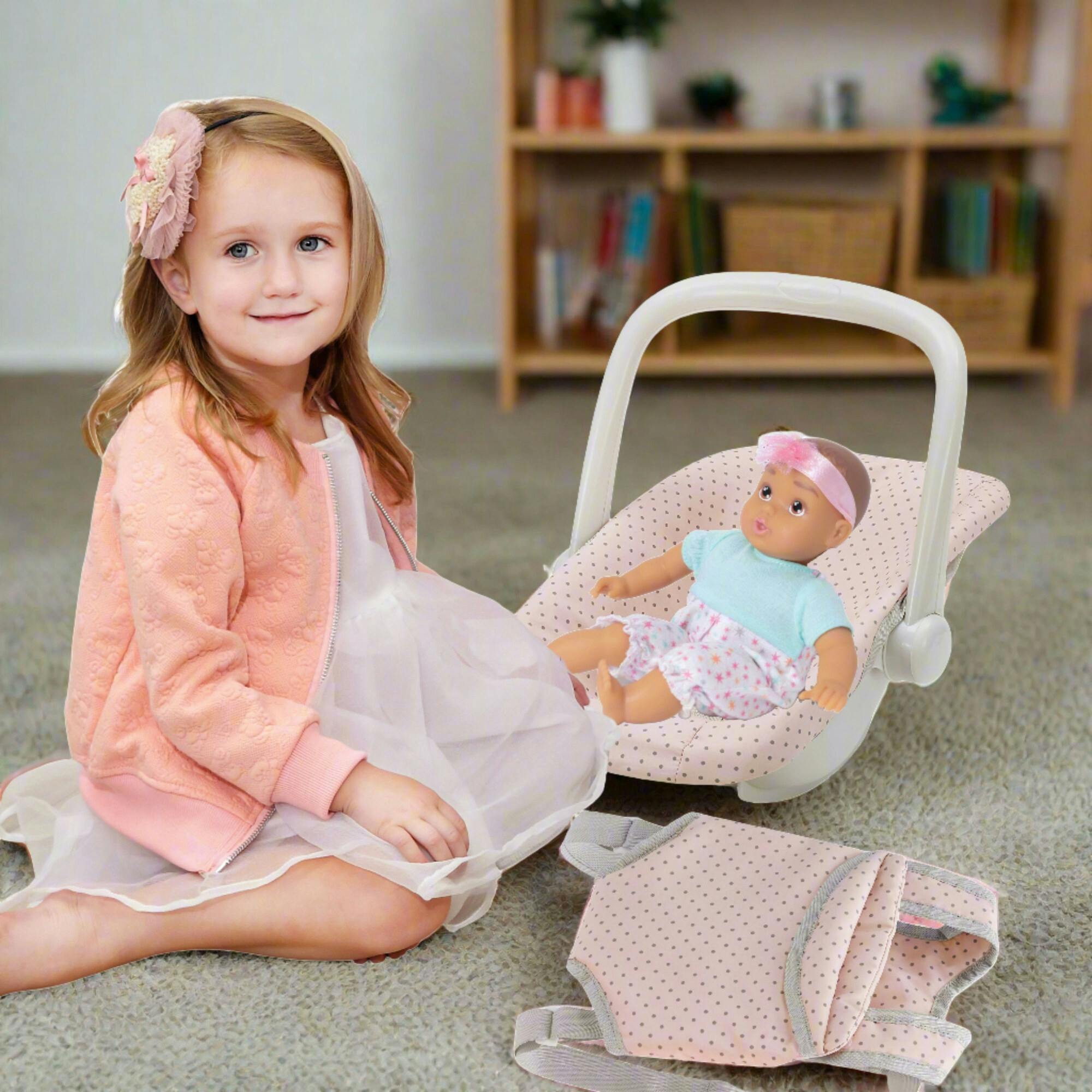 Olivia's Little World Baby Doll Carrier and Car Seat Set