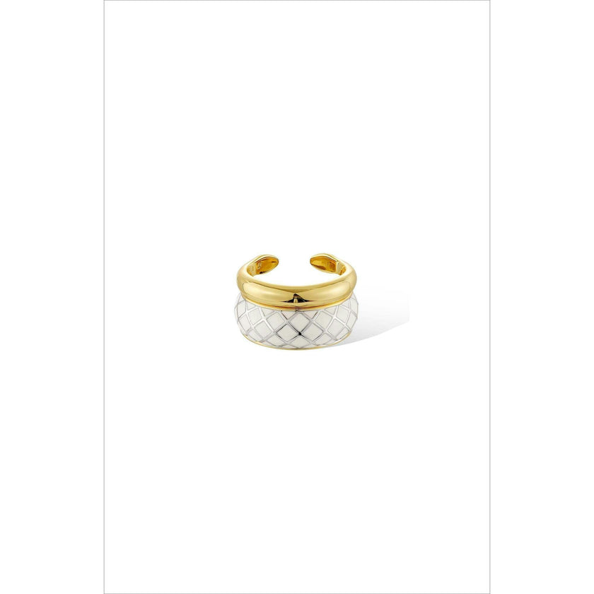 White Uraeus Ring
