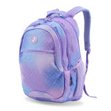 Cornelia Backpack with Lunch Bag and Pencil Case in Purple Mermaid