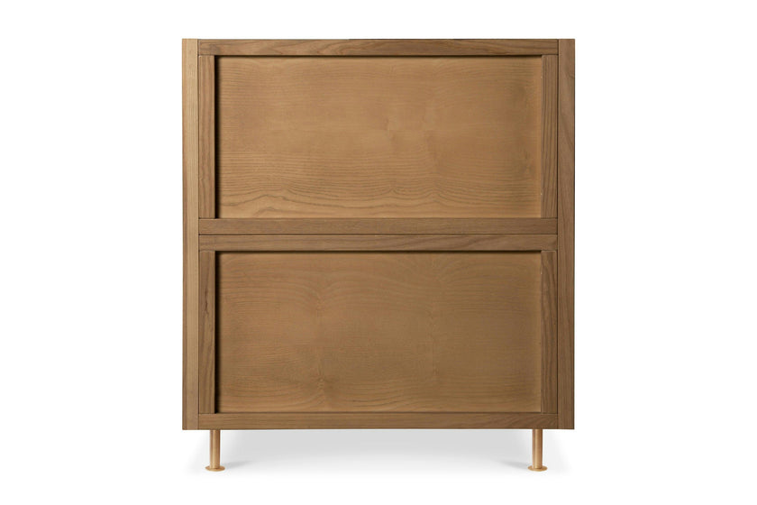 Nursery Works Novella Crib In Stained Ash / Ivory Finish