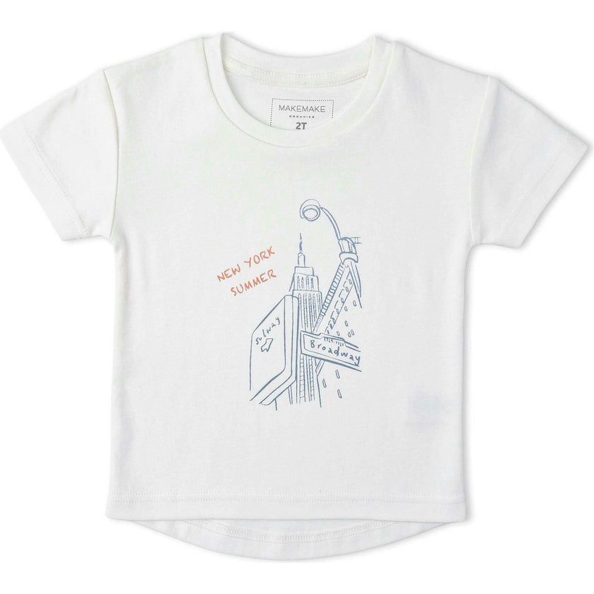 Organic Graphic Tee & Shorts Set - New York