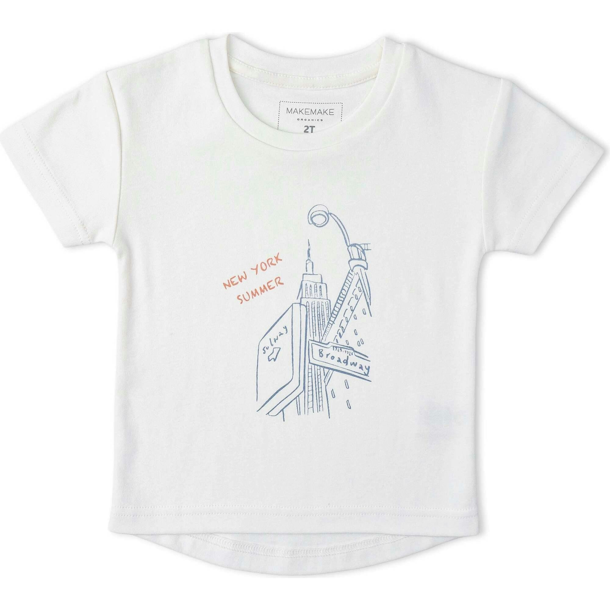 Organic Graphic Tee & Shorts Set - New York