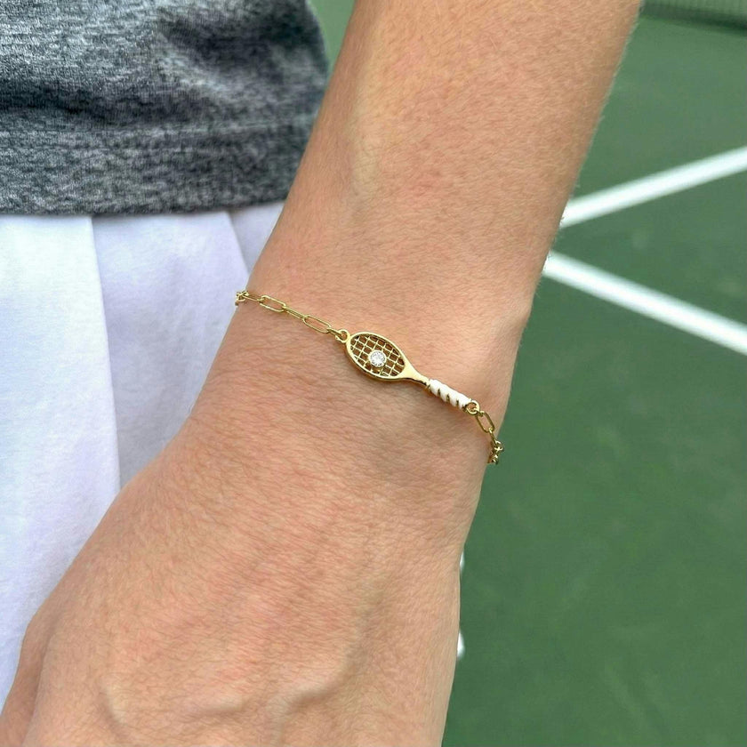 Tennis Racket Bracelet
