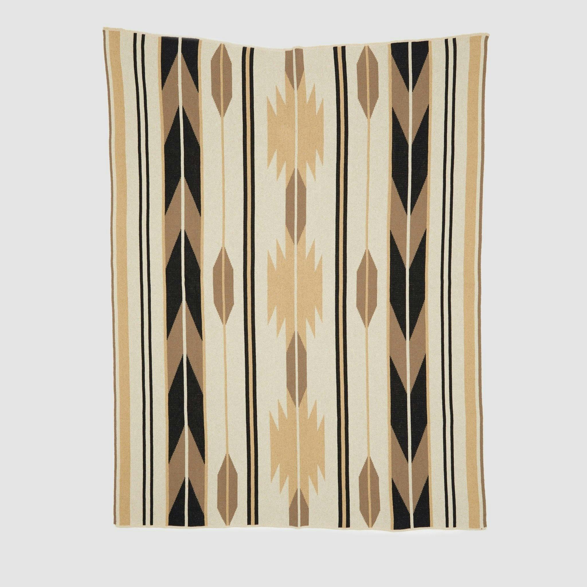 Cotton Sustainable Knit Throw Blanket | Star Gaze