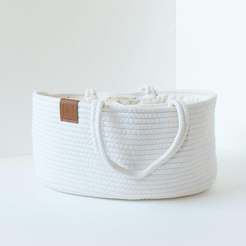 Diaper Caddy Truffle Stripe