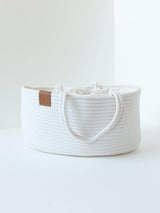 Diaper Caddy Truffle Stripe