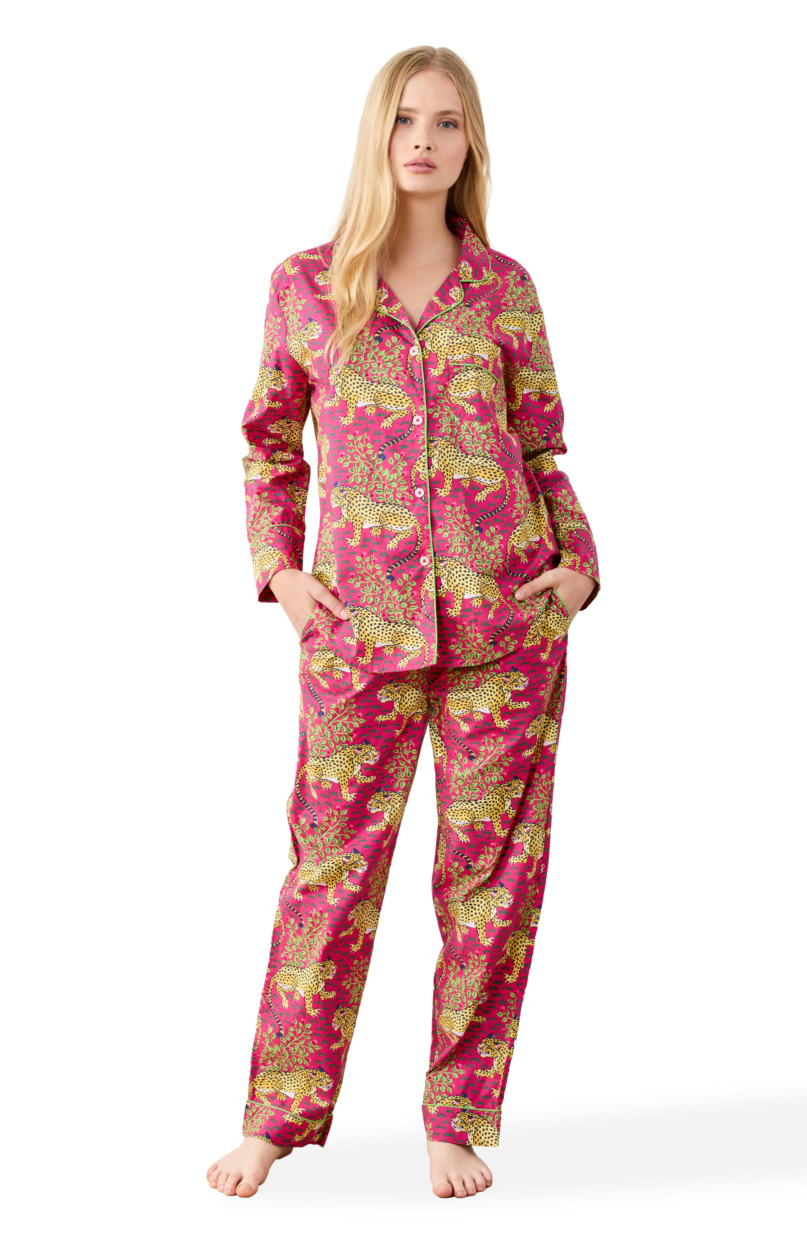 Bagheera - Long PJ Set - Hot Pink