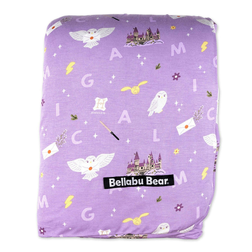Hedwig's Magical Mail Bamboo Sherpa Blanket
