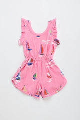 BARCOS TOWEL JUMPSUIT PINK