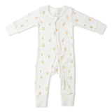 Organic 2-Way Zip Romper - Lemons