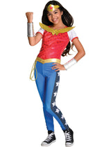 Girls' DC Super Hero Girls Wonder Woman Costume - Deluxe