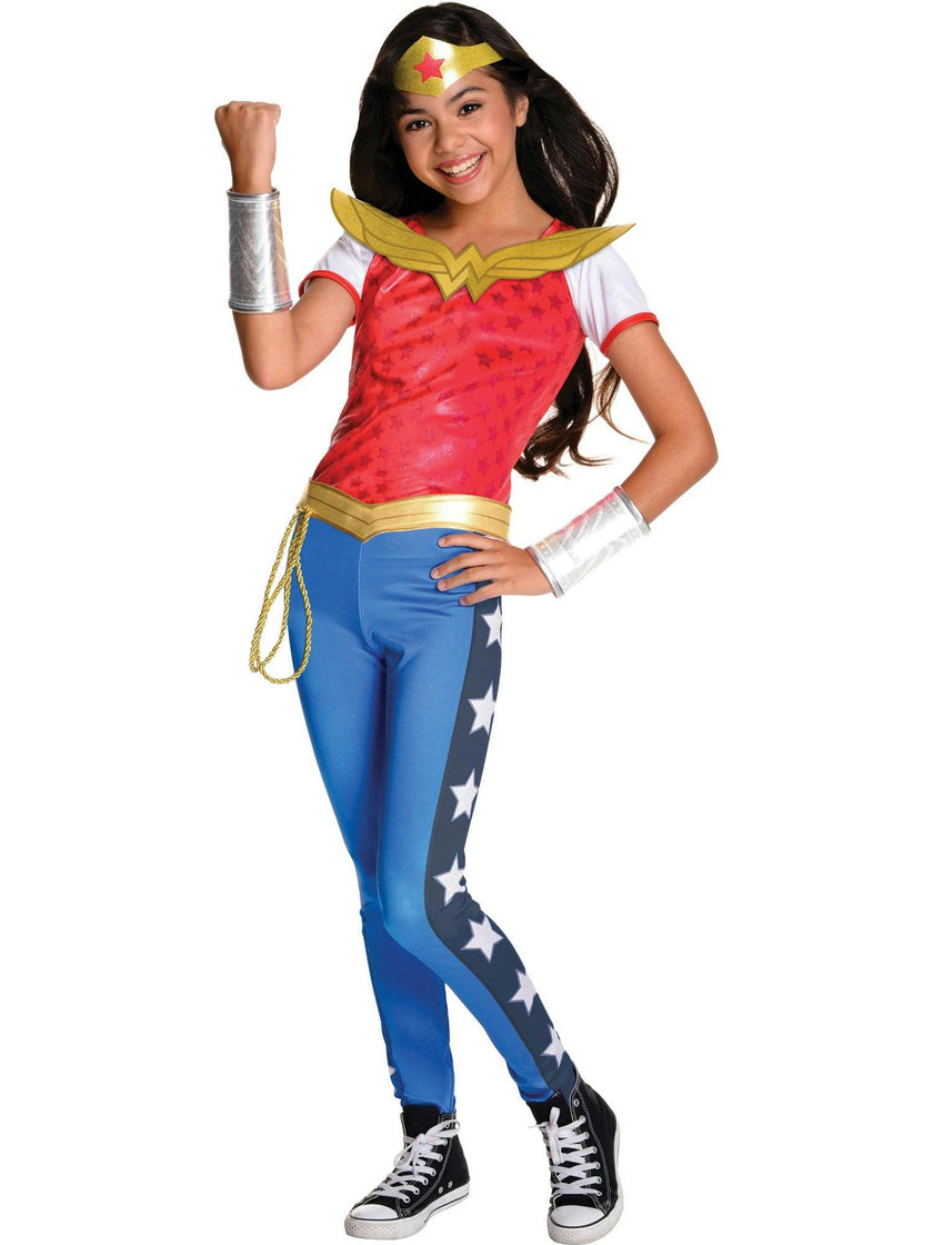 Girls' DC Super Hero Girls Wonder Woman Costume - Deluxe