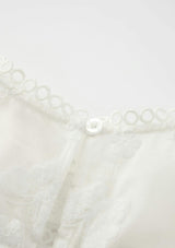Alisha Frill Embroidery Mini Dress